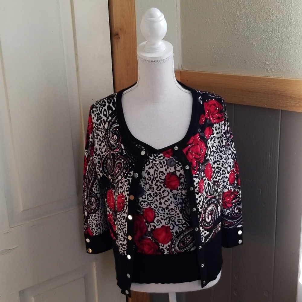 Cardigan and shell set!